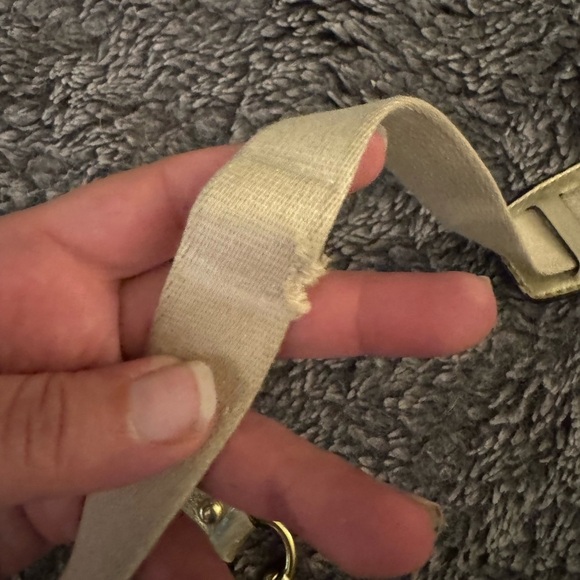 COACH Y2K Julia Gold Canvas Crossbody - Picture 10 of 14